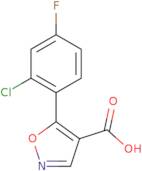 5-(2-Chloro-4-fluorophenyl)-1,2-oxazole-4-carboxylic acid