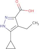 3-Cyclopropyl-4-ethyl-1H-pyrazole-5-carboxylic acid