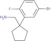 [1-(5-Bromo-2-fluorophenyl)cyclopentyl]methanamine