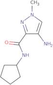 4-Amino-N-cyclopentyl-1-methyl-1H-pyrazole-3-carboxamide