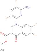 3-quinolinecarboxylic acid, 1-(6-amino-3,5-difluoro-2-pyridinyl)-8-chloro-6,7-difluoro-1,4-dihydro…