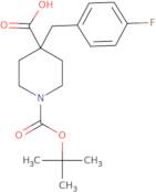 1-(tert-Butoxycarbonyl)-4-(4-fluorobenzyl)piperidine-4-carboxylic acid