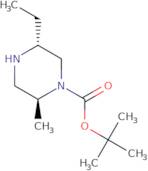tert-Butyl (2S,5R)-2-ethyl-5-methylpiperazine-1-carboxylate