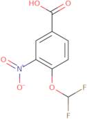 4-(difluoromethoxy)-3-nitrobenzoic acid