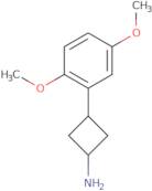 3-(2,5-Dimethoxyphenyl)cyclobutan-1-amine