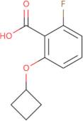 2-Cyclobutoxy-6-fluorobenzoic acid