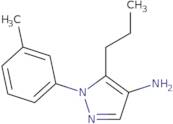 1-(3-Methylphenyl)-5-propyl-1H-pyrazol-4-amine