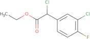 Ethyl 2-chloro-2-(3-chloro-4-fluorophenyl)acetate