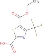 5-(Ethoxycarbonyl)-4-(trifluoromethyl)-1,3-thiazole-2-carboxylic acid