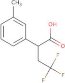 4,4,4-Trifluoro-2-(M-tolyl)butanoic acid