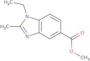 Methyl 1-ethyl-2-methylbenzimidazole-5-carboxylate