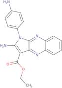 Ethyl 2-amino-1-(4-aminophenyl)-1H-pyrrolo[2,3-b]quinoxaline-3-carboxylate