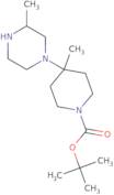 tert-Butyl 4-methyl-4-(3-methylpiperazin-1-yl)piperidine-1-carboxylate