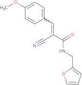 (2E)-2-Cyano-N-[(furan-2-yl)methyl]-3-(4-methoxyphenyl)prop-2-enamide