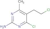 4-Chloro-5-(2-chloroethyl)-6-methylpyrimidin-2-amine