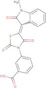 3-(5-(1-Methyl-2-oxoindolin-3-ylidene)-4-oxo-2-thioxothiazolidin-3-yl)benzoic acid