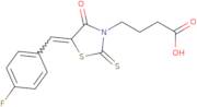 (Z)-4-(5-(4-Fluorobenzylidene)-4-oxo-2-thioxothiazolidin-3-yl)butanoic acid