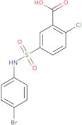 5-[(4-Bromophenyl)sulfamoyl]-2-chlorobenzoic acid