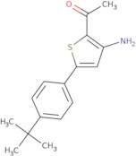 2-Acetyl-3-amino-5-(4-tert-butylphenyl)thiophene