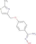 N'-Hydroxy-4-[(2-methyl-1,3-thiazol-4-yl)methoxy]benzenecarboximidamide