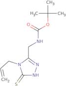 4-Allyl-5-(N-tert-butoxycarbonylaminomethyl)-1,2,4-triazole-3-thiol