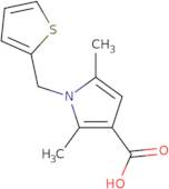 2,5-Dimethyl-1-(2-thienylmethyl)pyrrole-3-carboxylic acid