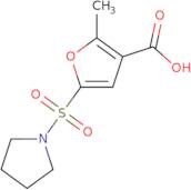 2-Methyl-5-[(pyrrolidin-1-yl)sulphonyl]-3-furoic acid