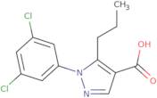 1H-Pyrazole-4-carboxylic acid, 1-(3,5-dichlorophenyl)-5-propyl-