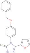 4-[4-(Benzyloxy)phenyl]-5-(furan-2-yl)-4H-1,2,4-triazole-3-thiol