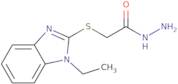 2-[(1-Ethyl-1H-1,3-benzodiazol-2-yl)sulfanyl]acetohydrazide