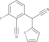 2-[cyano(thiophen-2-yl)methyl]-6-fluorobenzonitrile
