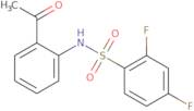 N-(2-Acetylphenyl)-2,4-difluorobenzenesulfonamide