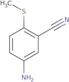 5-Amino-2-(methylsulfanyl)benzonitrile