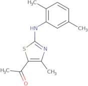 5-Acetyl-2-[(2,5-dimethylphenyl)amino]-4-methyl-1,3-thiazole