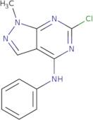 6-Chloro-1-methyl-N-phenyl-1H-pyrazolo[3,4-d]pyrimidin-4-amine