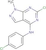 6-Chloro-N-(4-chlorophenyl)-1-methyl-1H-pyrazolo[3,4-d]pyrimidin-4-amine