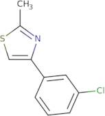 4-(3-Chlorophenyl)-2-methylthiazole