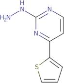 2-Hydrazino-4-(2-thienyl)pyrimidine