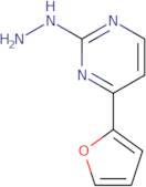 4-(2-Furyl)-2-hydrazinopyrimidine