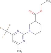 Ethyl 1-[4-methyl-6-(trifluoromethyl)pyrimidin-2-yl]piperidine-3-carboxylate