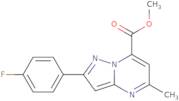 Methyl 2-(4-fluorophenyl)-5-methylpyrazolo[1,5-a]pyrimidine-7-carboxylate