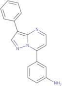 3-{3-Phenylpyrazolo[1,5-a]pyrimidin-7-yl}aniline