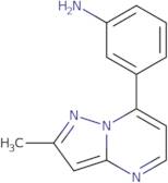 3-(2-Methylpyrazolo[1,5-a]pyrimidin-7-yl)aniline