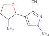 2-(1,3-Dimethyl-1H-pyrazol-4-yl)oxolan-3-amine