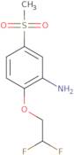 2-(2,2-Difluoroethoxy)-5-methanesulfonylaniline