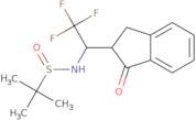 (S)-2-Methyl-N-[(1S)-2,2,2-trifluoro-1-[(2S)-1-oxo 2,3-dihydro-1H-inden-2-yl]ethyl]propane-2-sulfi…