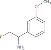 2-Fluoro-1-(3-methoxyphenyl)ethan-1-amine