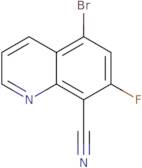 5-Bromo-7-fluoroquinoline-8-carbonitrile