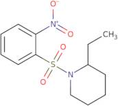 2-Ethyl-1-(2-nitrobenzenesulfonyl)piperidine