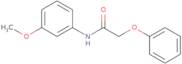 N-(3-methoxyphenyl)-2-phenoxyethanamide